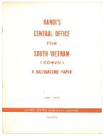 Hanoi's Central Office for South Vietnam (COSVN) : a background paper