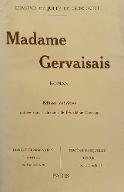 Madame Gervaisais : roman
