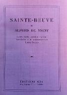 Sainte-Beuve et Alfred de Vigny