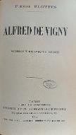 Alfred de Vigny : nombreux documents inédits