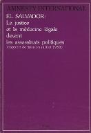 El Salvador : la justice et la médecine légale devant les assassinats politiques (rapports de mission, juillet 1983)