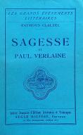 "Sagesse" et Paul Verlaine