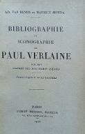 Bibliographie et iconographie de Paul Verlaine : publiées d'après des documents inédits