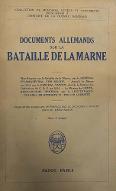 Documents allemands sur la bataille de la Marne