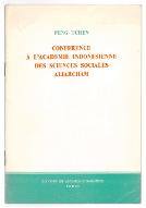 Conférence à l'académie indonésienne des sciences sociales Aliarcham : 25 mai 1965
