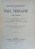Oeuvres complètes de Paul Verlaine. 2