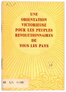 Une orientation victorieuse pour les peuples révolutionnaires de tous les pays