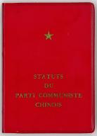 Statuts du Parti communiste chinois : adoptés le 14 avril 1969 par le IXe congrès du Parti communiste chinois
