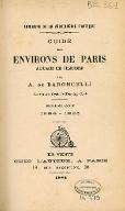 Guide des environs de Paris à l'usage des vélocemen : deuxième année, 1884-1885