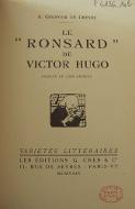 Le  "Ronsard" de Victor Hugo