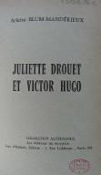 Juliette Drouet et Victor Hugo