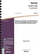 Norme NF ISO 14416 : information et documentation : prescriptions relatives à la reliure des livres, des périodiques, des publications en série et des autres documents en papier à l'usage des archives et des bibliothèques : méthodes et matériaux