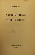Victor Hugo spiritualiste