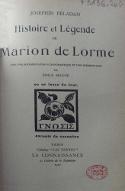 Histoire et Légende de Marion de Lorme