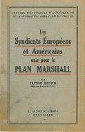 Les  syndicats européens et américains unis pour le Plan Marshall