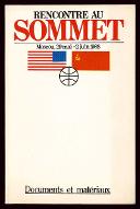 Rencontre au sommet : Moscou, 29 mai-2 juin 1988 : documents et matériaux