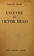 L'oeuvre de Victor Hugo