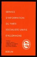 La  RDA a 25 ans : l'édification du socialisme en alliance fraternelle avec l'Union soviétique