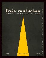 Freie Rundschau : Zeitschrift für Aktive Freiheitspolitik. 1, Januar/Februar 1959