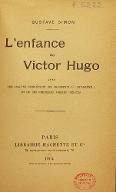 L'enfance de Victor Hugo