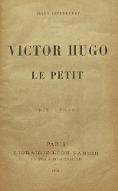 Victor Hugo : le petit