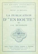 La  publication d'"En route" de J.-K. Huysmans