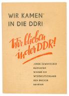Wir kamen in die DDR ! Wir blieben in der DDR ! : Junge Zuwanderer berichten, warum sie Westdeutschland den Rücken kehrten