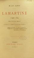 Lamartine : 1790-1869