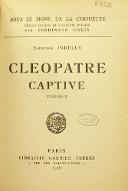 Cléopâtre captive : tragédie