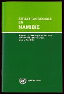Situation sociale en Namibie : rapport du comité permanent II du conseil des Nations unies pour la Namibie