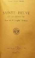 Sainte-Beuve et la médecine : essai de philosophie médicale