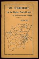 VIIe conférence régionale 1938 : les 19 et 20 novembre