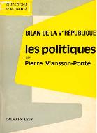 Bilan de la Ve République : les politiques