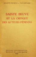 Sainte-Beuve et la critique des auteurs féminins