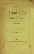 Etude sur La Bruyère et Malebranche