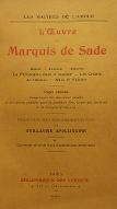 L'oeuvre du Marquis de Sade