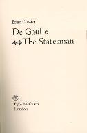 De Gaulle. 2, The statesman