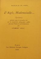 L'aigle, Mademoiselle... : lettres publiées pour la première fois sur les manuscrits autographes inédits