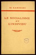 Le  socialisme et l'individu