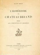L'Homérisme de Chateaubriand : essai sur l'influence et l'imitation