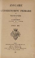 Annuaire de l'enseignement primaire en Seine-et-Oise : année 1896