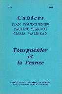 Tourgueniev et la France : actes du congrès international de Bougival, 8-9 mai 1981