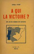 A qui la victoire ? : un an de guerre en Espagne 1936-1937