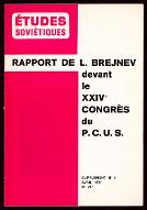 Rapport de L. Brejnev devant le XXIVe congrès du PCUS