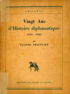 Vingt ans d'histoire diplomatique : 1919-1939