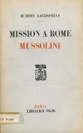 Mission à Rome : Mussolini