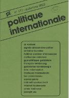 Politique internationale - automne 2022 - n°177