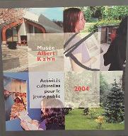 Activités culturelles pour le jeune public : 2004