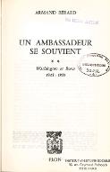 Un ambassadeur se souvient. 2, Washington et Bonn, 1945-1955