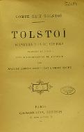 Tolstoï : souvenirs d'un de ses fils